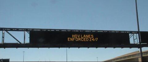 HOV violation enforcement begins on new Project Neon lanes