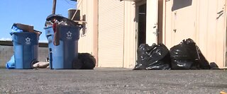 Trash troubles mount as garbage bags pile up for several Las Vegas businesses