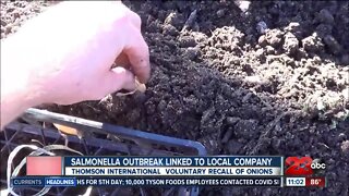 Salmonella outbreak linked to Bakersfield company Thomson International, Inc.