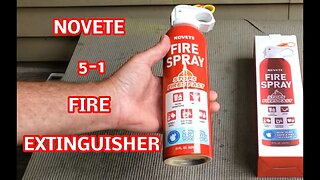Perfect for kitchen, car, camping, RV - NOVETE Fire Extinguisher
