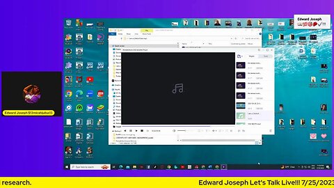 Edward Joseph Let's Talk Live!!! 7/25/2023!!!