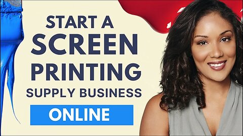 Insane Method to Create a Screen Printing Supplies Business in 3 Days!