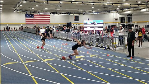 2.3.24 - Cedarville HS Indoor Meet - Ladies 200m - All NDA Heats