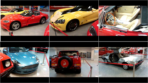 Museum of rare beautiful cars