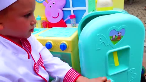 Vlad has a café on wheels, and Nikita plays the fireman and repairman. Family fun Kids video