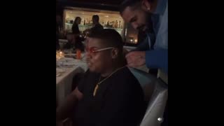 Drake gifts Smiley a ovo chain for his loyalty