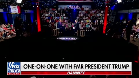 Trump Sits Down For Town Hall With Hannity