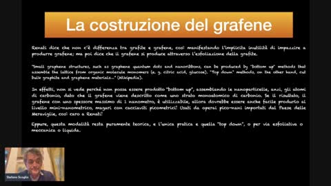 Dr. S. Scoglio sul Grafene: Risposta agli attacchi di Renati