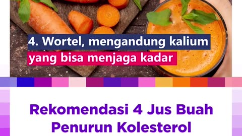 rekomendasi 4 jus penurun kolesterol