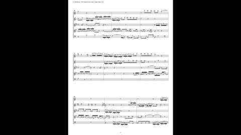J.S. Bach - Well-Tempered Clavier: Part 2 - Fugue 06 (Woodwind Quintet)