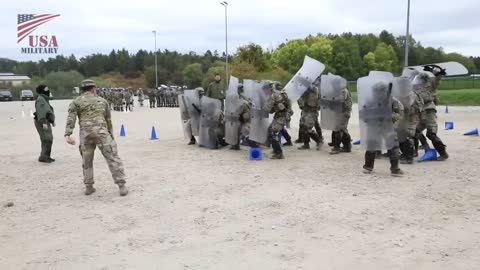 American Soldiers Don't Fear _Molotov Cocktail_ in NATO Training