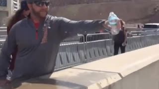 Have you ever seen what happens if you pour water over the Hoover Dam?