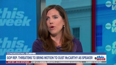 'EVERYTHING ON THE TABLE': McCarthy Ousting an Option for Rep. Mace, Promises Not Kept [WATCH]