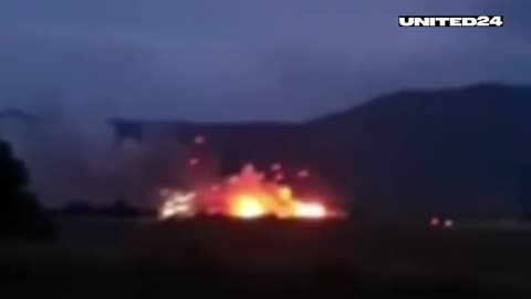 🔥 Ammunition Detonation Near Staryi Krym | Russian-Occupied Crimea | Real Combat Footage