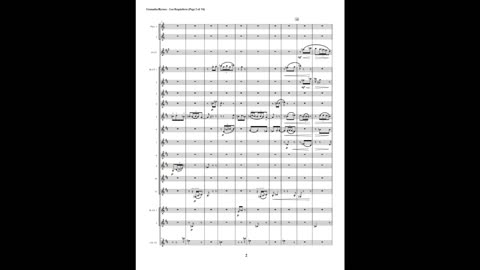 Enrique Granados – Los Requiebros (Clarinet Choir + 2 Piccolos)