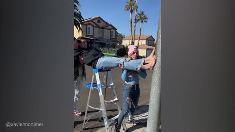 WALKING ON A STREET LIGHT