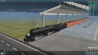 Gameplay of my favorite steam locomotive and my DLC carts.