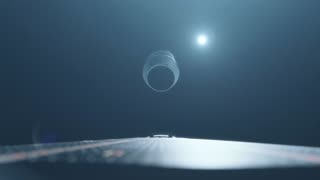 Animation showing Orion's journey to the Moon on Artemis I