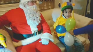 Santa Entertainers at a Punjabi Realtor's Client Appreciation Party, Indian Banquet Hall, Surrey BC