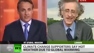 On 'climate change'. Ooops… this interview definitely didn’t go as planned…!