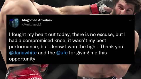 Magomed Ankalaev clarifies comments about him leaving the UFC