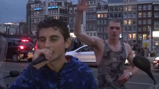 Amsterdam Nederland's Rapper at the station 2017