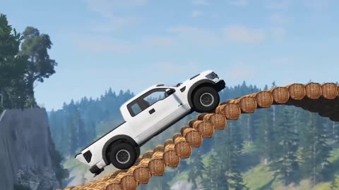 How difficult is it for vehicles to pass on a dangerous bridge?