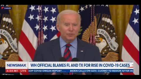 Dirtbag Biden Blames Texas and Florida for COVID Surge after Flooding Borders with Untested Illegals