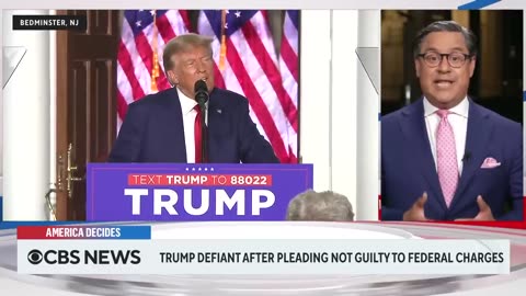 Trump defiant after arraignment, 2024 rivals address Trump indictment,