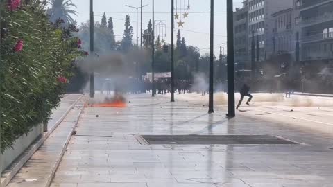 Athens, Greece: Anti-government protests and strikes as inflation continues to soar (Nov. 9, 2022)