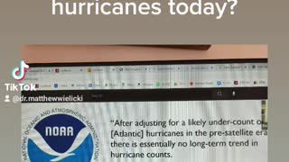 Part 3: What is NOAAs position on hurricane activity due to climate change?