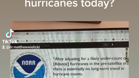 Part 3: What is NOAAs position on hurricane activity due to climate change?