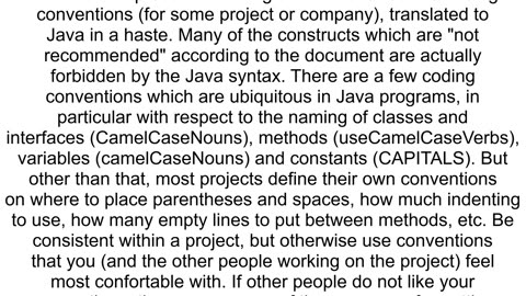 Java coding conventions what is the rationale for a space after a cast