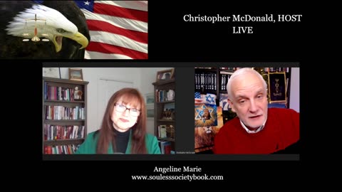 Book Launch for Soul-less Society with host Christopher McDonald on the MCFiles News Network