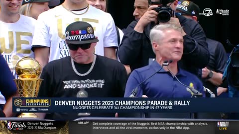 Mike Malone Trolls Lebron & the Lakers at Victory Parade