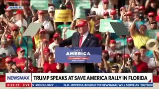 Miami crowd cheers as Trump calls for Ron DeSantis to be re-elected as Governor