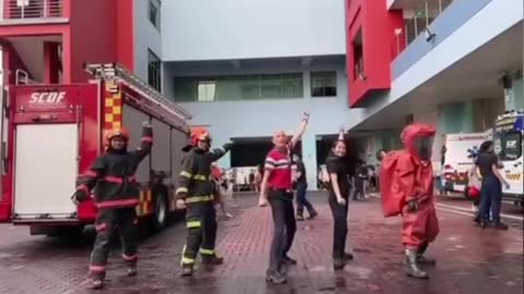 SCDF officers join TikTok man, HazMat specialist steals the limelight