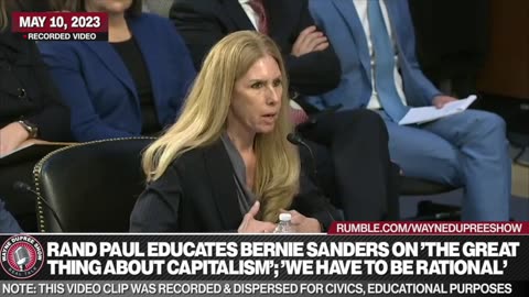 Rand Paul Educates Bernie Sanders On 'The Great Thing About Capitalism'