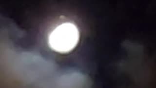 Strange creepy moon- UFO? Jan. 29 2023