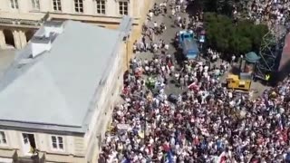 Warsaw, POLAND: Hundreds of thousands protest against their government demanding change