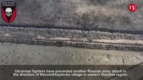 İn Donetsk Ukrainian army ambushed a large convoy of advancing Russian vehicles and struck