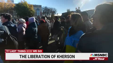 Ukrainian City Of Kherson Celebrates Russia's Retreat
