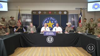 Governor Abbott Holds Border Security Press Conference In Weslaco