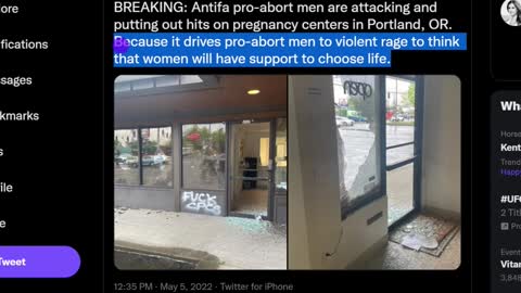 Antifa Trashes Pre-Natal Services Locations