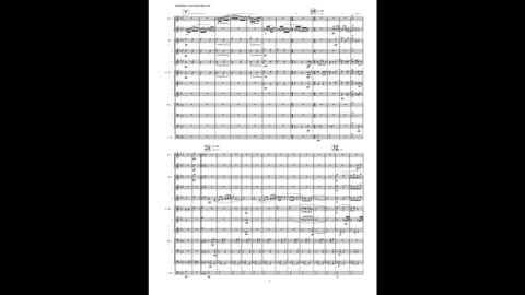 Juaquín Turina– Paseo noturno (Evening Stroll) (Double Reed Choir + 2 Piccolos)