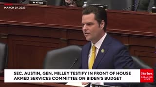 Matt Gaetz NUKES Gen. Milley And Austin For Drag Queen Story Hours On US Military Bases