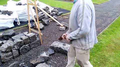 Wall building advice from stonemason Michael Fearnhead