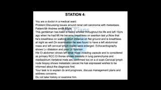 ST4.Talk to a 60 year old smoker man with dilated cardiomyopathy who is found to have RCC