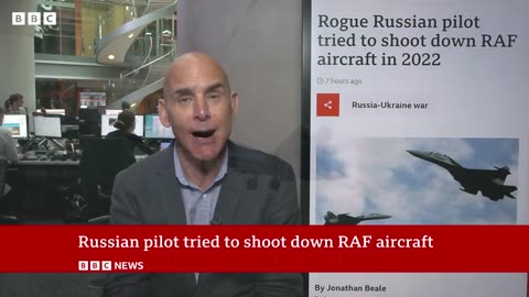 Russia pilot tried to shoot down RAF aircraft in 2022 - BBC News