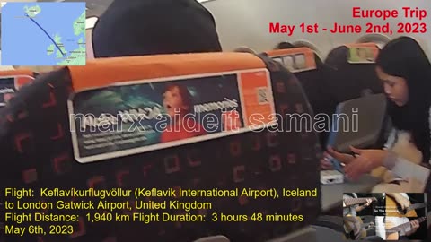 May 6th, 2023 12c Flight KEF to LGW
